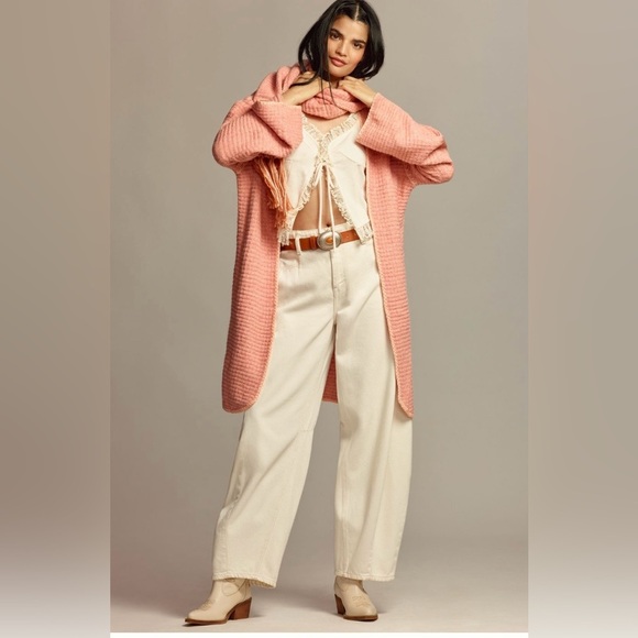 Anthropologie Whipstitch Cardigan with Scarf OS NWT - Picture 1 of 15